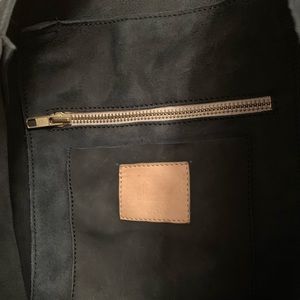 Sseko suede bucket bag